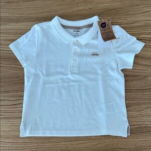 Kids White Polo Shirt